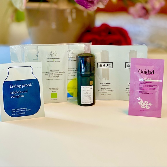 Hair Cleansing Sampler Drunk Elephant, Ouidad, Living Proof, dpHue, Kristin Ess - Picture 1 of 6